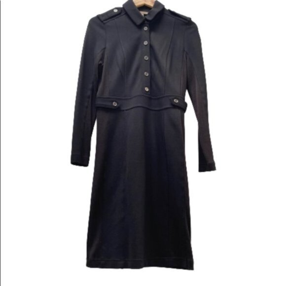 Burberry Brit Dress Mock Neck‎ Knee Length Size 10 - Picture 1 of 5